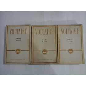 VOLTAIRE (3 volume) -  CLASICII LITERATURII UNIVERSALE  - BASTILIA, HENRIADA, BRUTUS